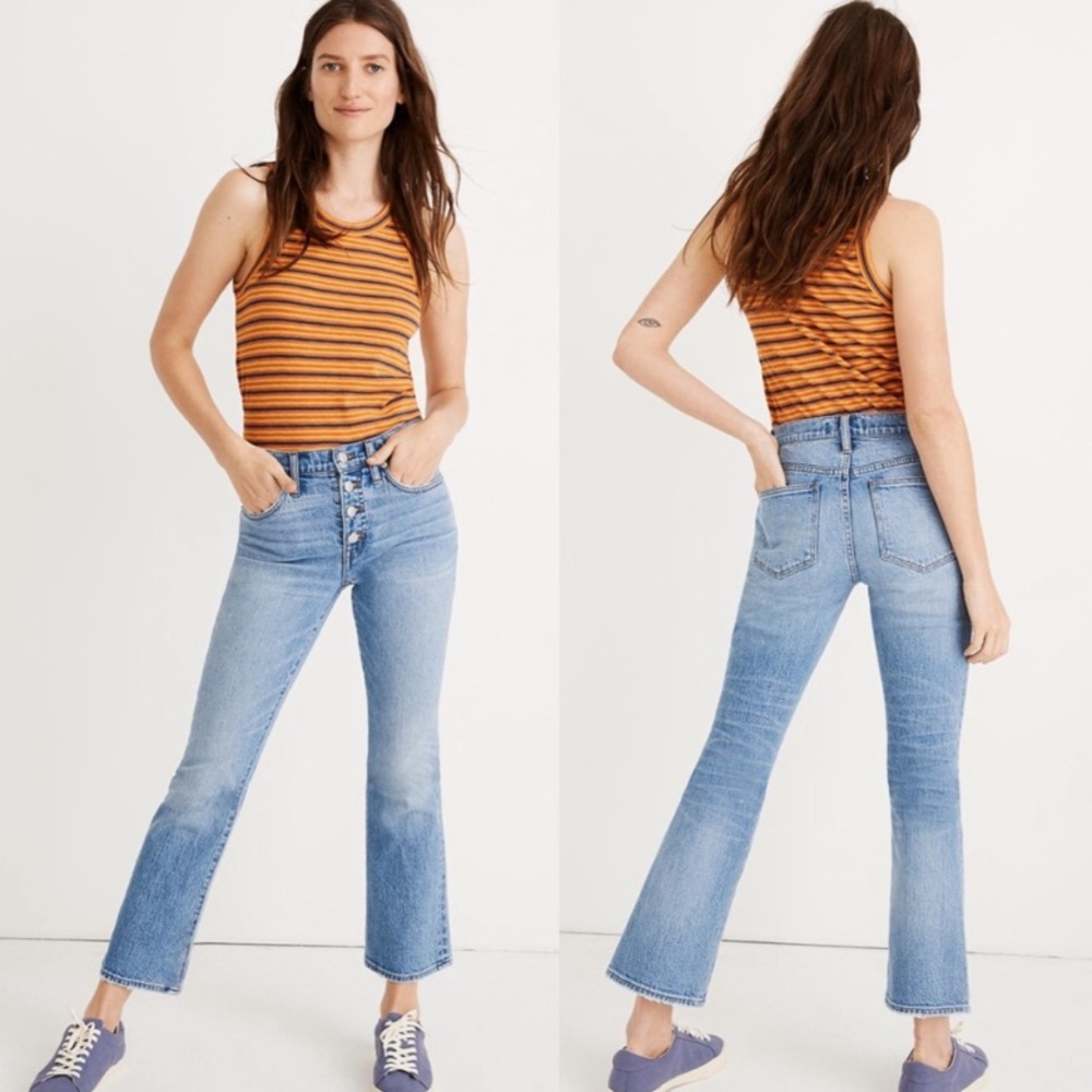 Madewell CalI Demi Boot Button through size 26